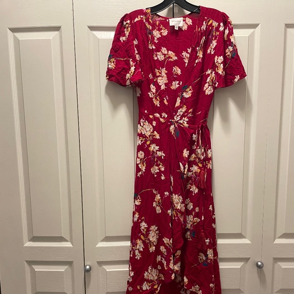 Floral Wrap Maxi Dress - Picture 4 of 6